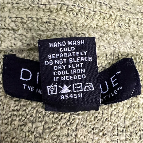 Dialogue Women's Green Fringed Cardigan - Picture 6 of 6